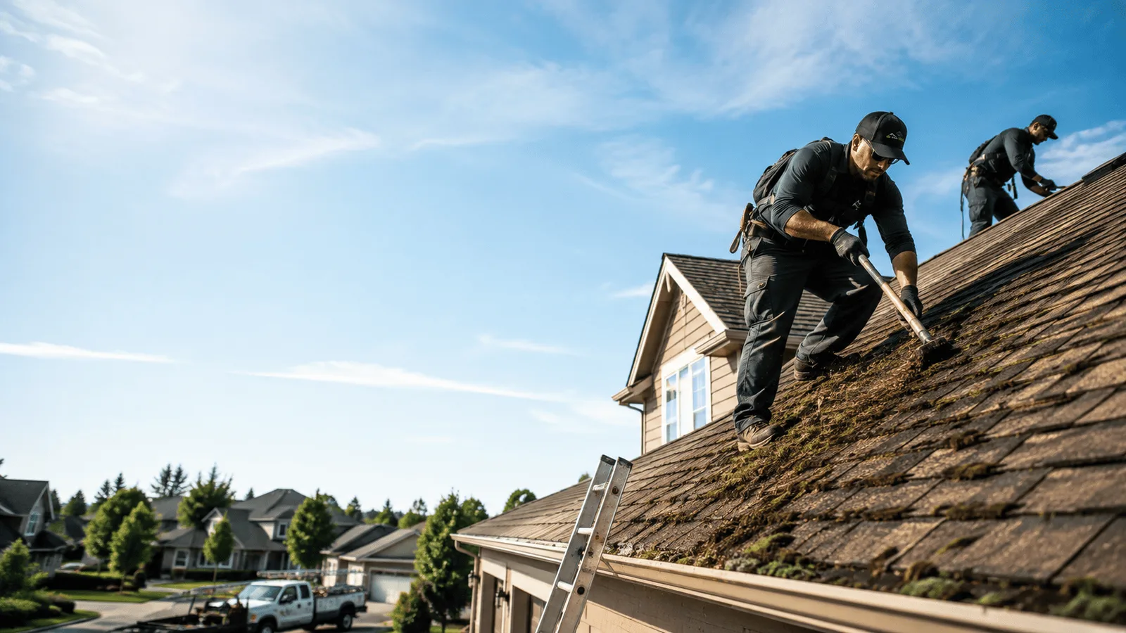 Roof Moss Removal in Ipava, IL near me
